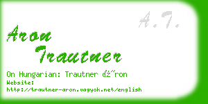 aron trautner business card